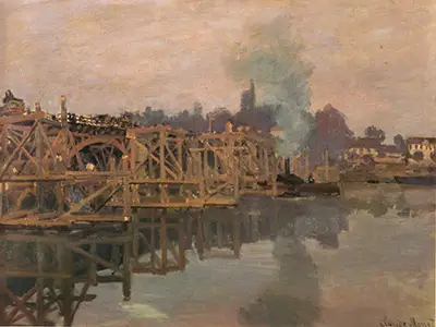 Argenteuil, the Bridge under Repair Claude Monet